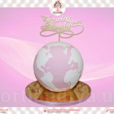 Торт "The Pink Globe"
